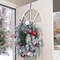 Premium Holly Embossed HighProfile Wreath Hanger - Pewter Holly
